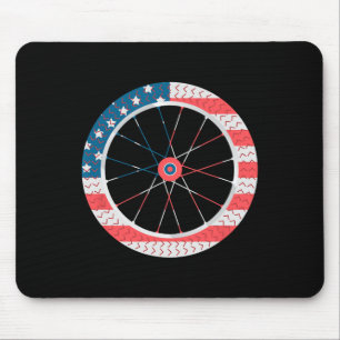 Mousepad Esfrie o Quarto Fora Divertido Patriota 4 de Julho