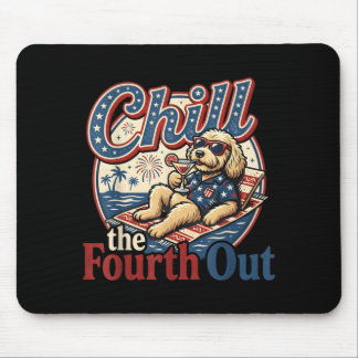 Mousepad Esfrie O Quatro Fora Goldendoodle Engraçado Amante