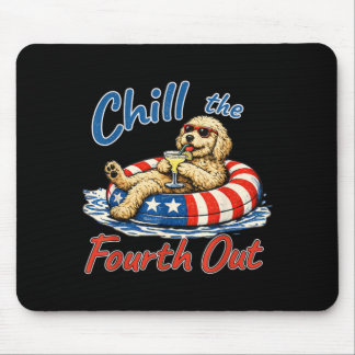 Mousepad Esfrie O Quatro Fora Goldendoodle Engraçado Amante
