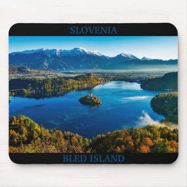 Mousepad Eslovênia - lago sangrado (Frente)