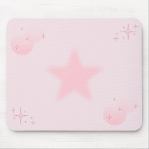 Mousepad Esmagamento Estético Cor-de-Rosa