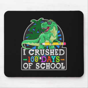 Mousepad Esmagei 100 Dias De Dinossauro E T-r De Meninos Es