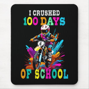 Mousepad Esmagei 100 dias na escola Motocross