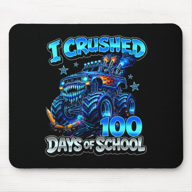 Mousepad Esmaguei 100 dias de meninos de caminhão monstro a (Frente)