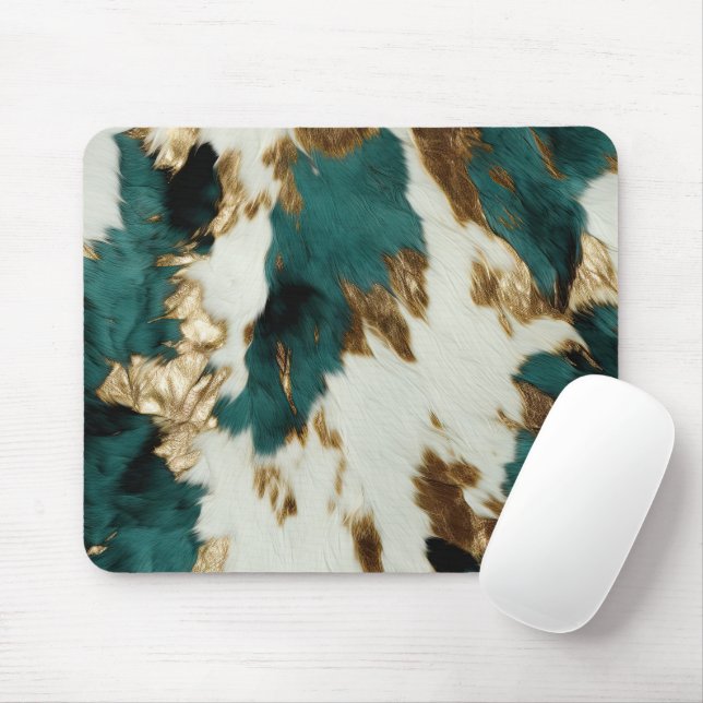 Mousepad Esmeralda Dourada branca ocidental (Com mouse)