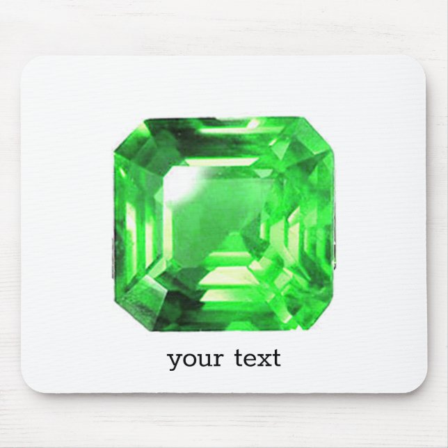 Mousepad Esmeralda, Verde Brilhante (Frente)