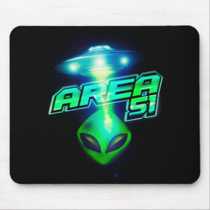 Mousepad Espaçamento entre Alienígenas da Área legal 51