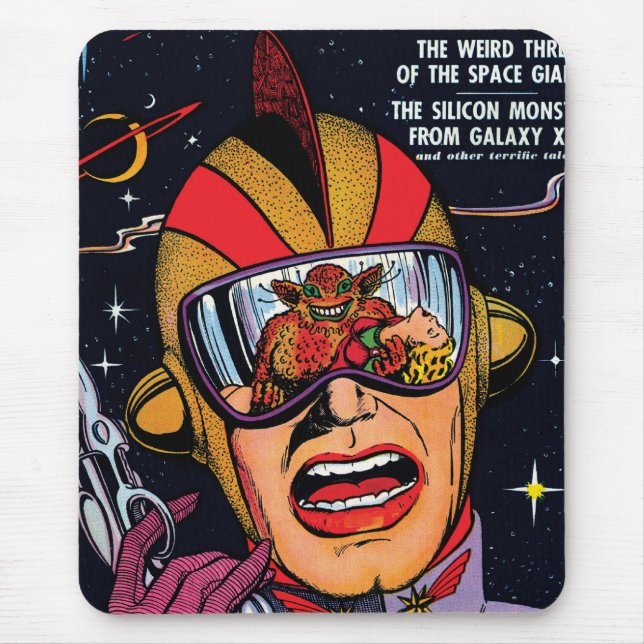 Mousepad Espace o cobrir de banda desenhada de Sci Fi do (Frente)