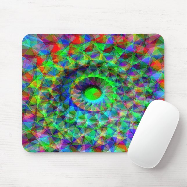 Mousepad Espachante psicodélico..... (Com mouse)