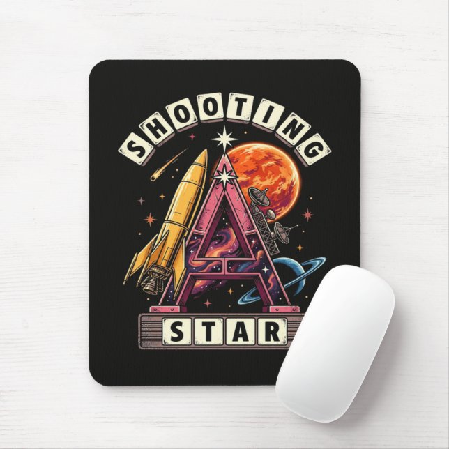 Mousepad Espaço da Estrela Cadente (Com mouse)