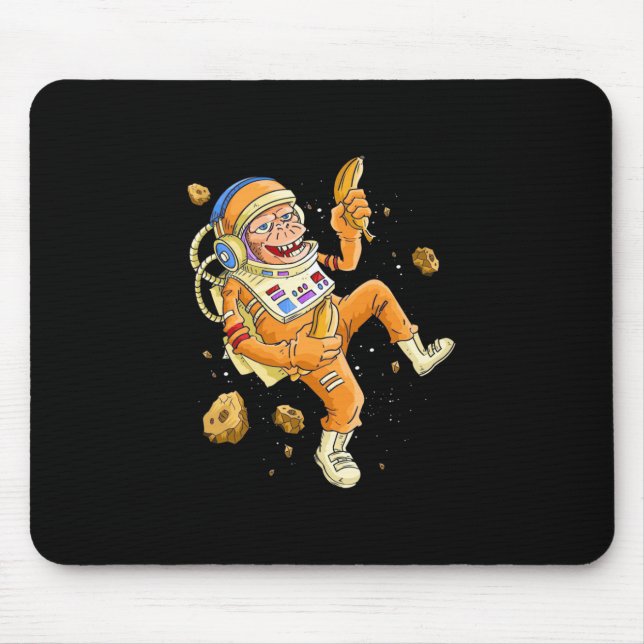 Mousepad Espaço do macaco astronauta (Frente)