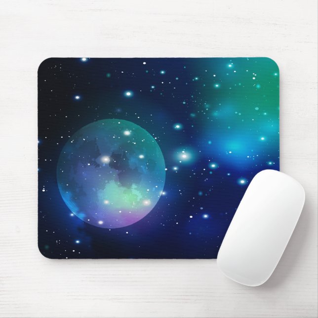 Mousepad Espaço externo e estrelas (Com mouse)