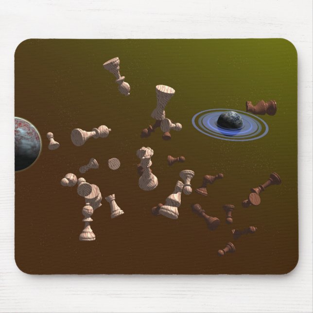 Mousepad Espaço para um jogo de xadrez (Frente)