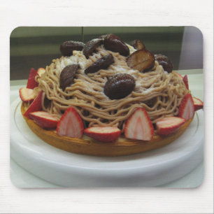 Mousepad Espaguete Japonês & Bolo de Morango