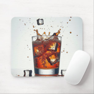 Mousepad Espalhar Cubos De Gelo Em Whiskey