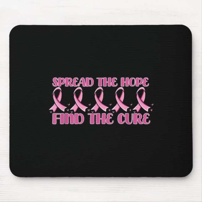 Mousepad Espalhe A Esperança Encontre O Cure _ Awarenes Do  (Frente)