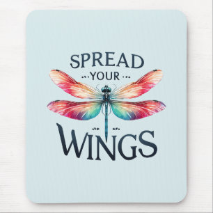Mousepad Espalhe Suas Asas - Dragonista Artístico