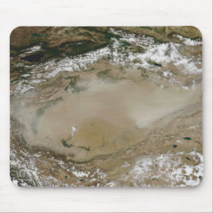 Mousepad Espane a tempestade no deserto de Taklimakan,