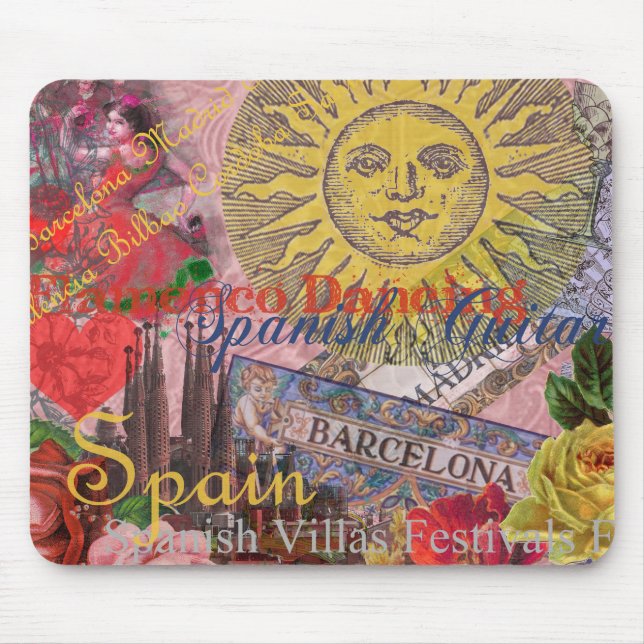 Mousepad Espanha Sunshine - Arte Espanhola (Frente)