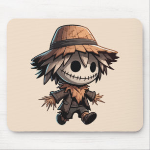 Mousepad Espantalho de Halloween Fofo