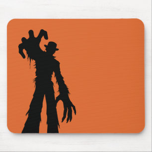 Mousepad Espantalho de Halloween Silhueta Assustadora Laran