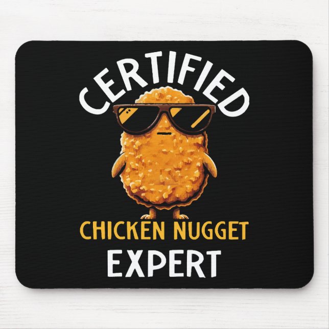 Mousepad Especialista Certificado em Nuggets de Frango (Frente)