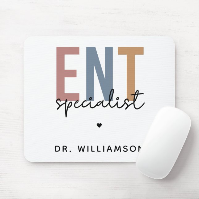 Mousepad Especialista em ENT Doctor ENT Personalizado (Com mouse)