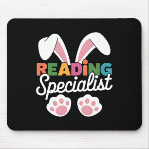 Mousepad Especialista em Leitura da Páscoa Professor Coelho