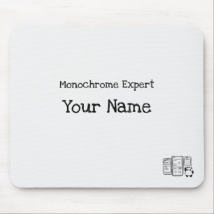 Mousepad Especialista em Monocromo Personalizado
