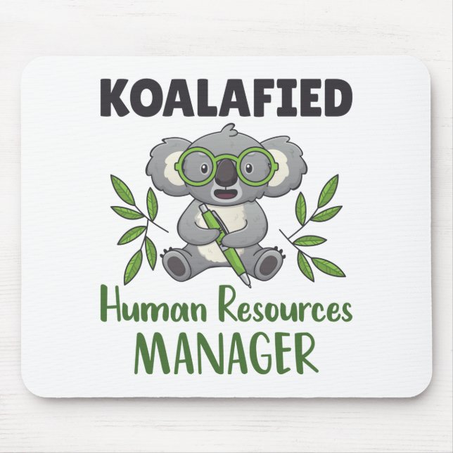 Mousepad Especialista em Recursos Humanos Koalafied Human R (Frente)