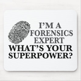 Mousepad Especialista forense engraçado