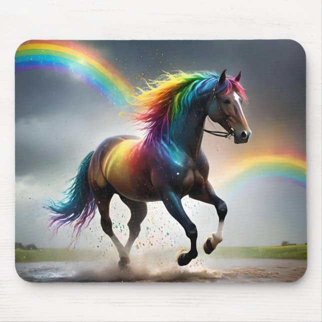 Mousepad Espectro de Graça: Cavalo Arco-íris Debaixo de Arc (Frente)