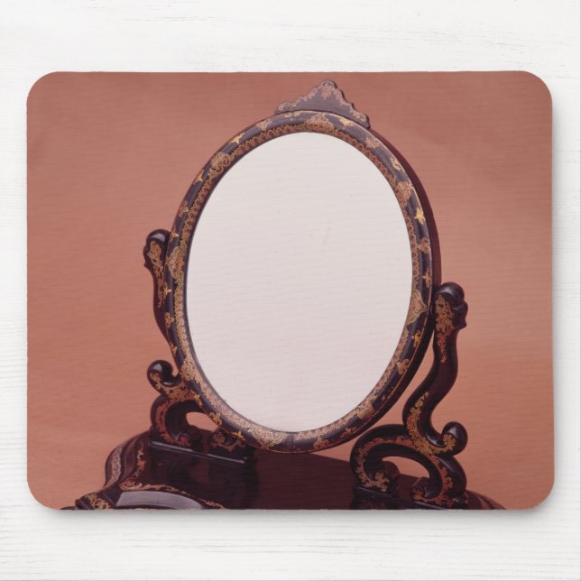 Mousepad espelho Porca-pintado do papier-mache, c.1890 (Frente)