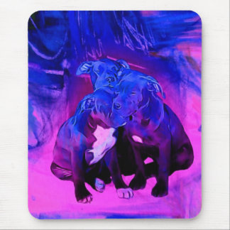 Mousepad Esperança da fé & caridade, cães abusados do