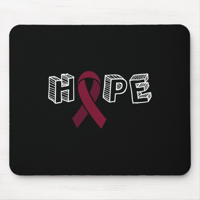Mousepad Esperança de consciência do neurísmo (Frente)