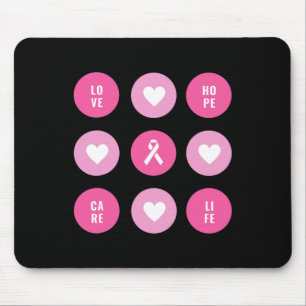 Mousepad Esperança de conscientização do Cancer da mama