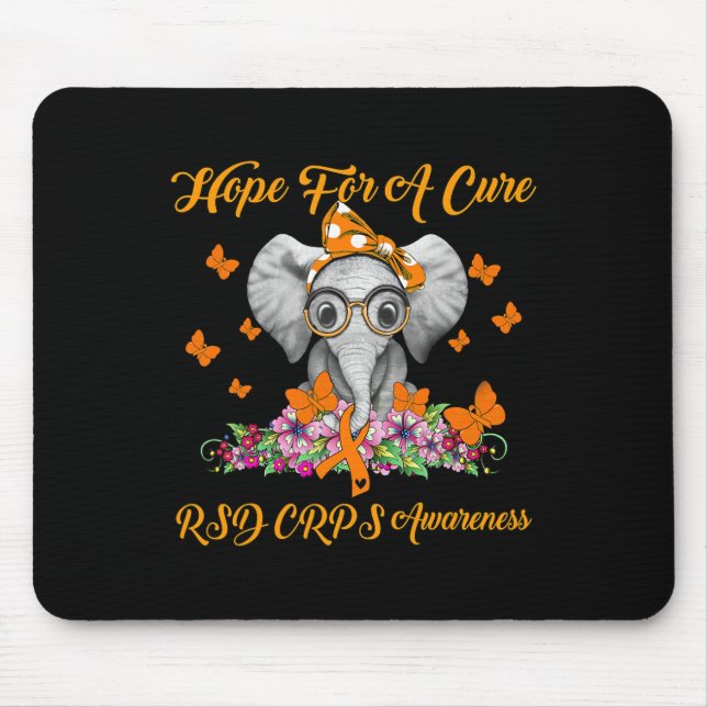Mousepad Esperança De Elefante Para Uma Consciência De Rsd  (Frente)