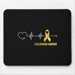Mousepad Esperança do Guerreiro da Consciência do Cancer In