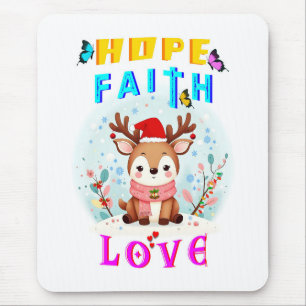 Mousepad Esperança Fé Amor