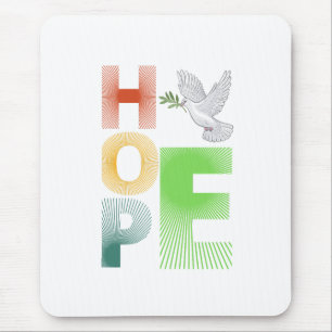 Mousepad Esperança - Mouses pads de fé cristã e tapetes de
