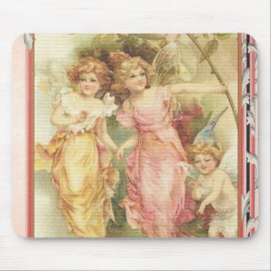 Mousepad Esperançoso - anjos & flores