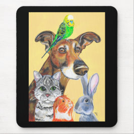 Mousepad Esperando pela design do fim de semana