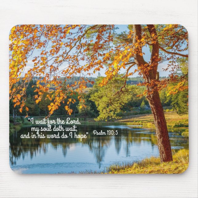 Mousepad Esperem pelo Senhor, Esperança em sua palavra (Frente)