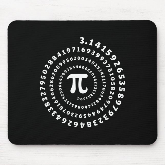 Mousepad Espiral Camisa Pi Dia Pi Amante de Matemática (Frente)