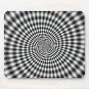 Mousepad Espiral da ilusão óptica