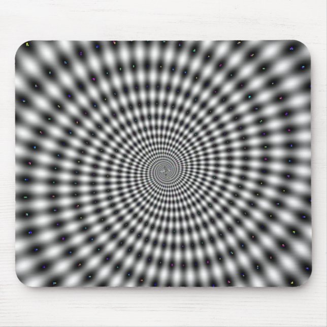 Mousepad Espiral da ilusão óptica (Frente)