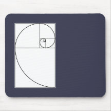 Mousepad espiral de Fibonacci