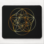 Mousepad Espiral de Fibonacci a geometria sagrado<br><div class="desc">Espiral de Fibonacci a geometria sagrado</div>