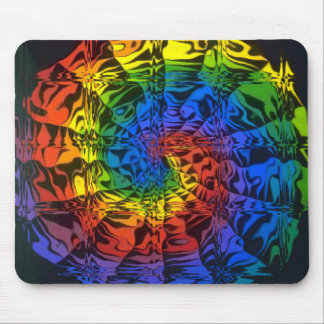 Mousepad espiral do arco-íris