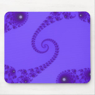 Mousepad espiral dobro roxo azul